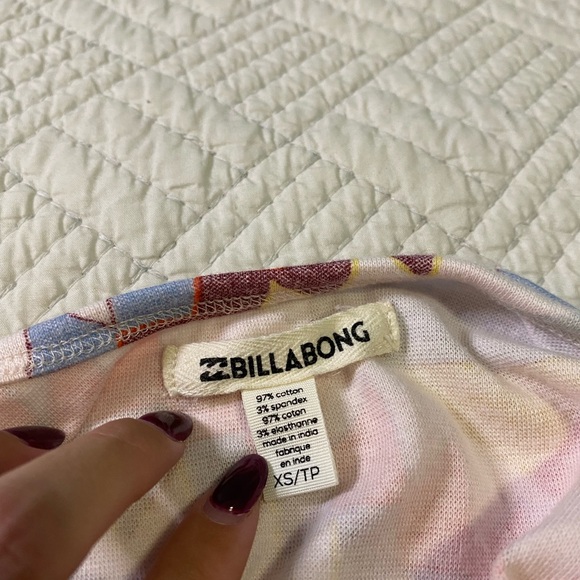 Billabong Geometric Colorful Print Crop Top - Picture 4 of 4